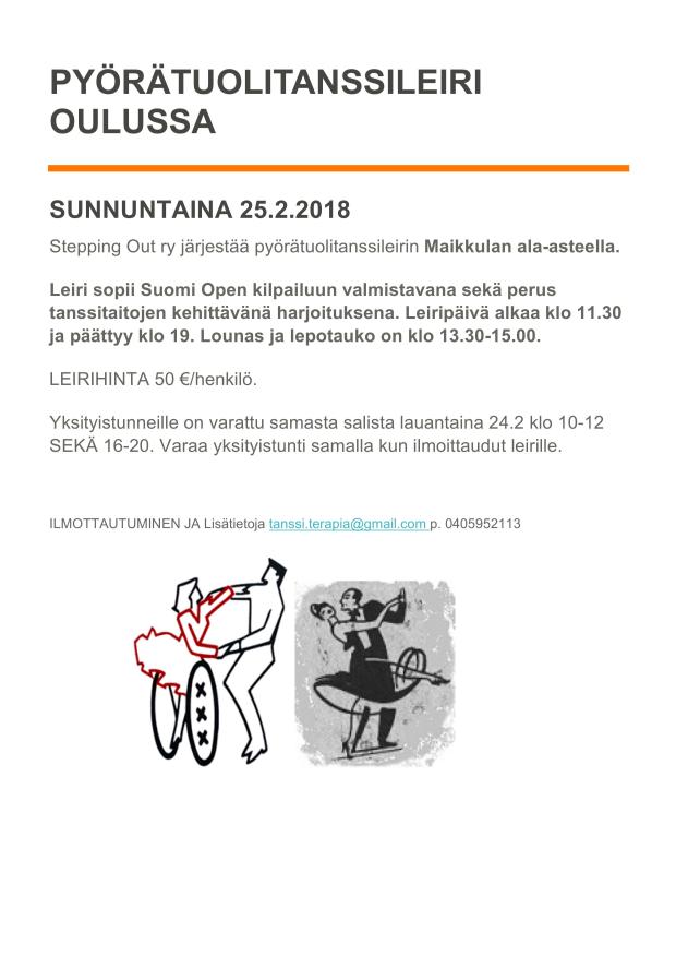 Leiri Linnanmaa Oulu 2018